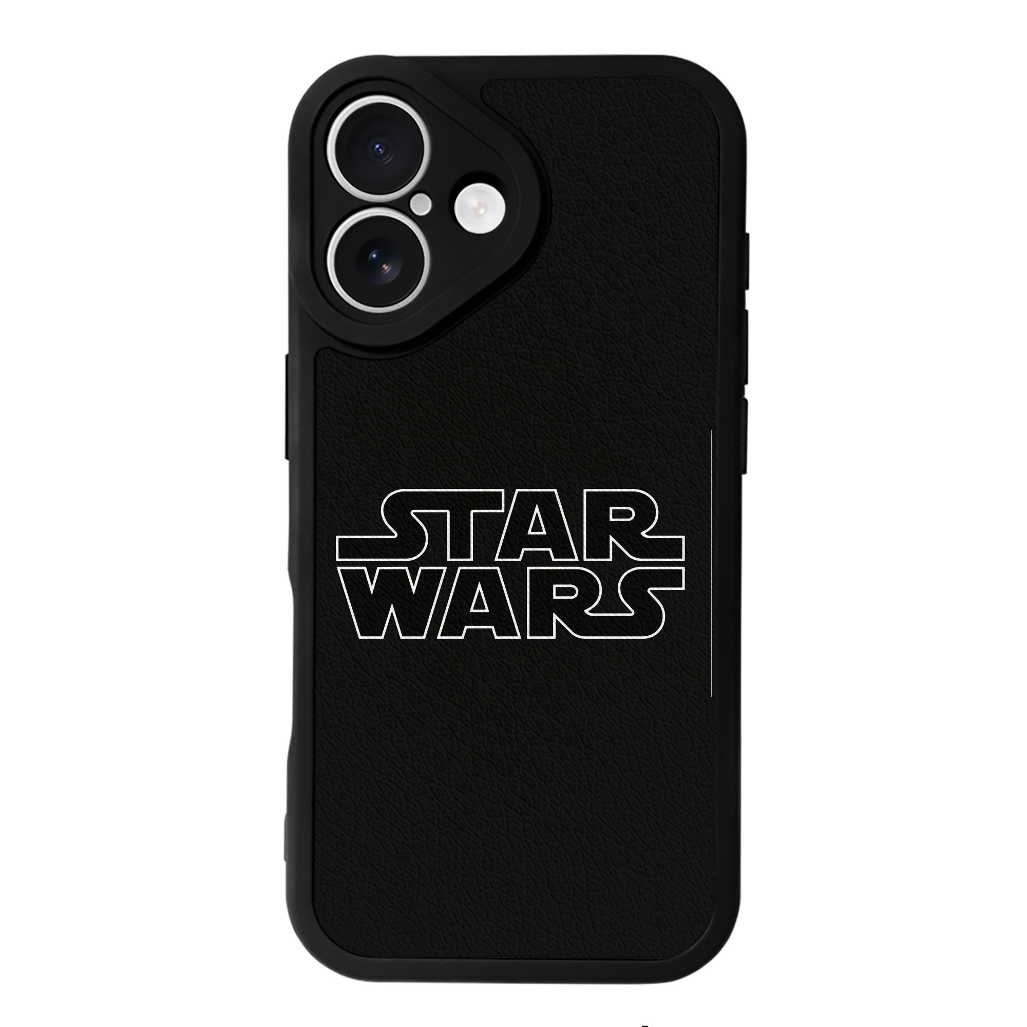 （画像用） スター・ウォーズ Star Wars 【iPhone 16シリーズ対応】シリコンスマホケース（レザー調） 材質：シリコン